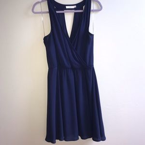 LUSH Navy Blue Dress - Flattering fit
